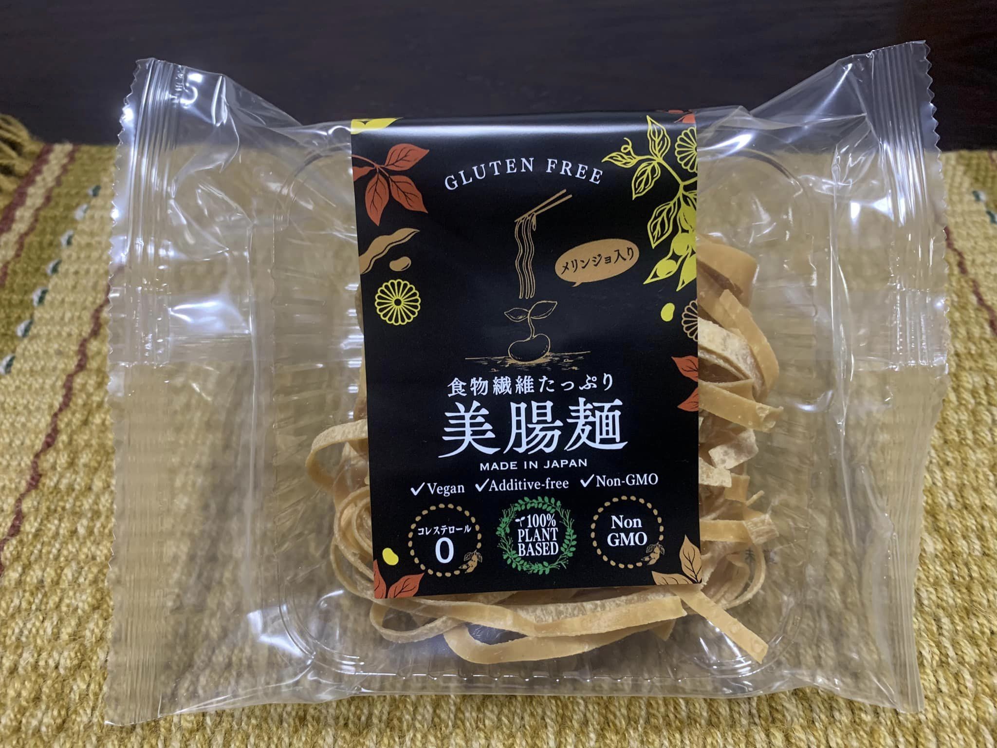 小麦じゃない麺、美腸麺(大豆麺)