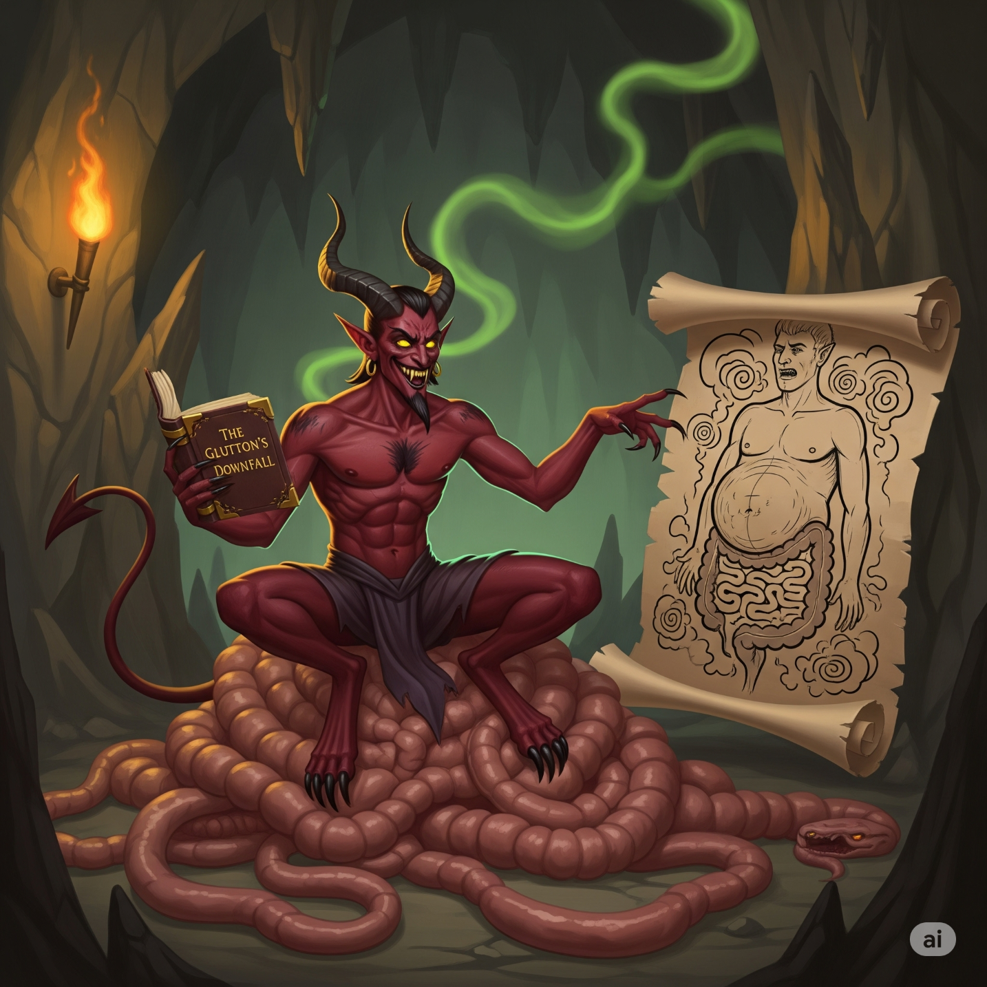悪魔の目的と悪魔が語る胃腸のお話