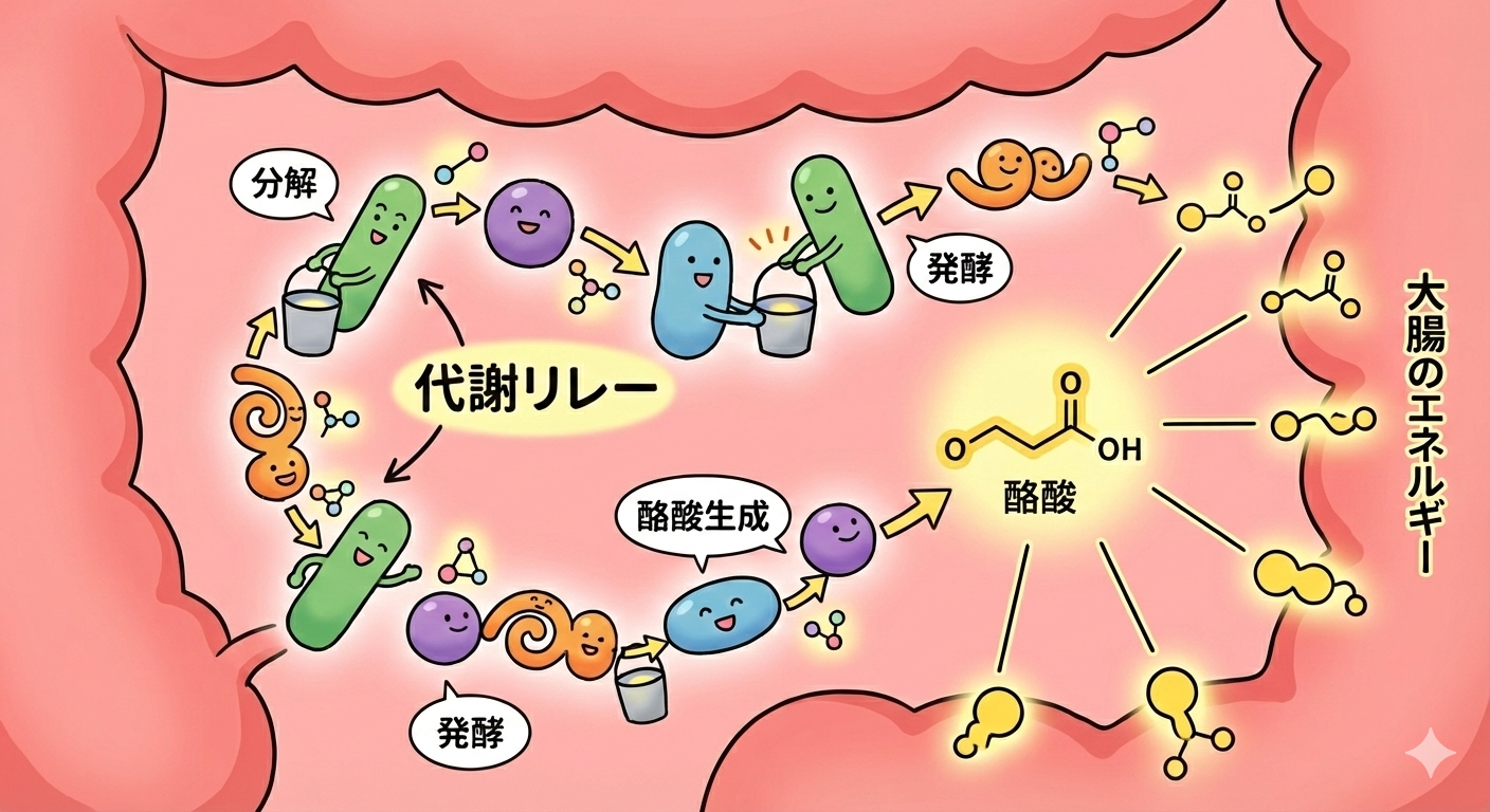 大腸上皮細胞のエネルギーは酪酸